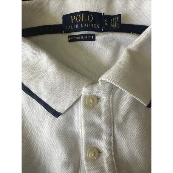 Polo Ralph Lauren Big Pony Custom Slim Fit Short Sleeve Polo Shirt Emblem Crest - Picture 9 of 13